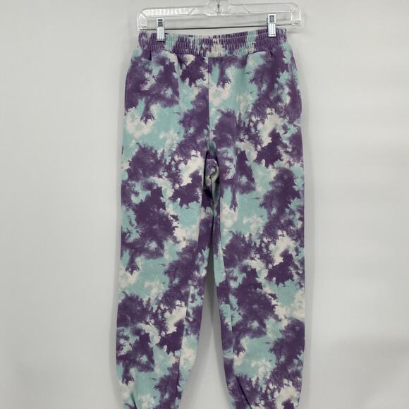 Art Class Tie Dye Jogger Pants Casual Purple Blue Size Girls XL 14/16 - Picture 1 of 7
